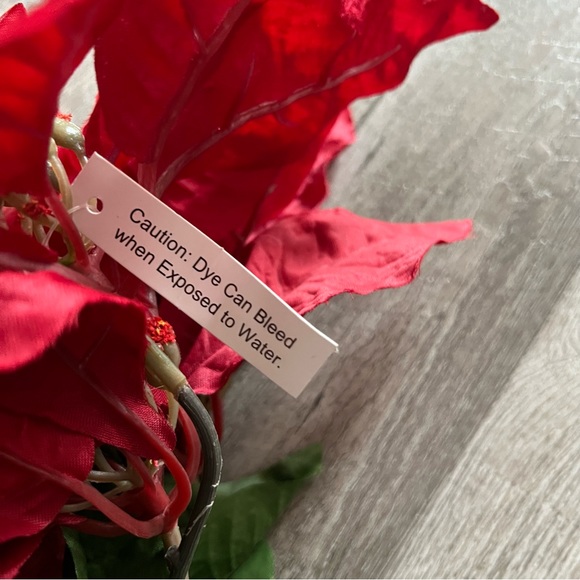 NEW Poinsettia Floral Stem - Picture 5 of 5